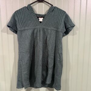 Maurices Teal Knit Blouse